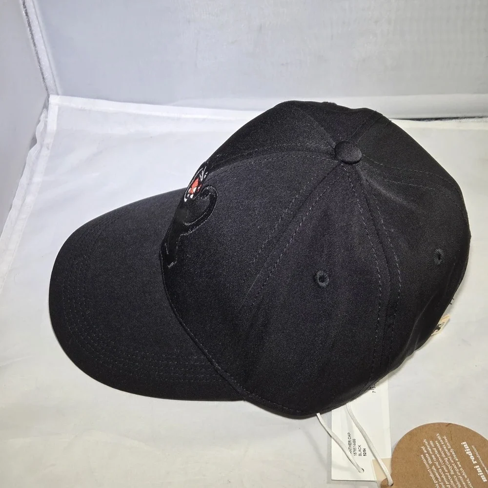 Mini Rodini Hat Youth Size 52/54 Black Panther Toddler Kids NWT‎